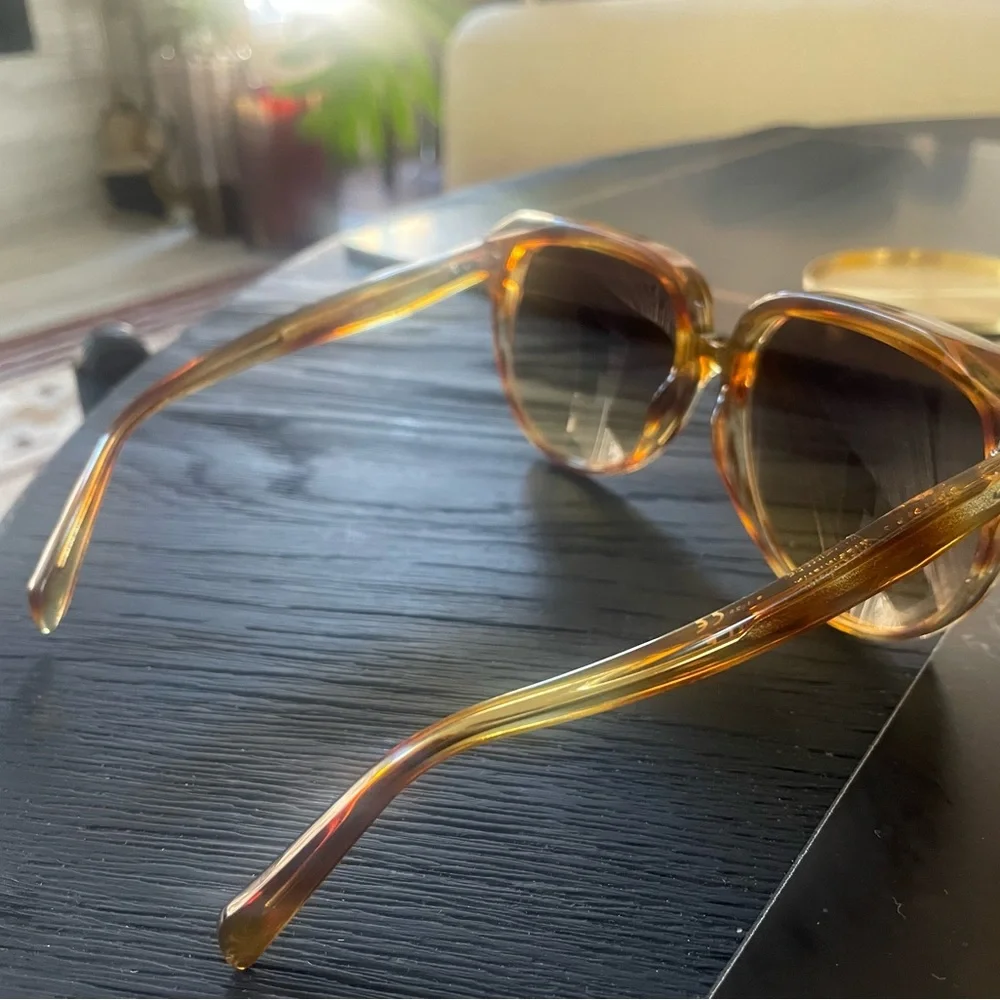 Celine Acetate Oversized Sunglasses - Havana Brown - Picture 4 of 9